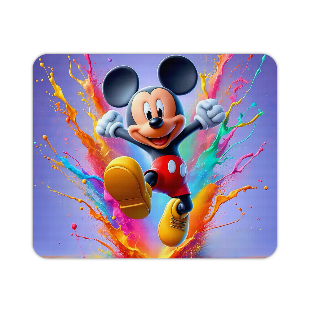 ミッキーマウス Mickey Mouse マウスパッド ステッチ加工 ラバー素材 防水 滑り止め 超薄型 ゲーミング/オフィス対応