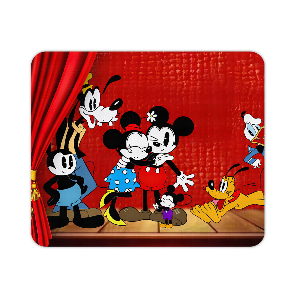ミッキーマウス Mickey Mouse マウスパッド ステッチ加工 ラバー素材 防水 滑り止め 超薄型 ゲーミング/オフィス対応