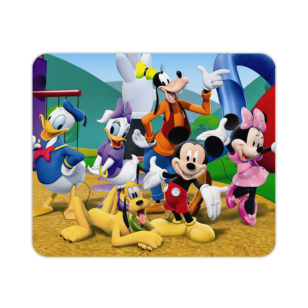 ミッキーマウス Mickey Mouse マウスパッド ステッチ加工 ラバー素材 防水 滑り止め 超薄型 ゲーミング/オフィス対応