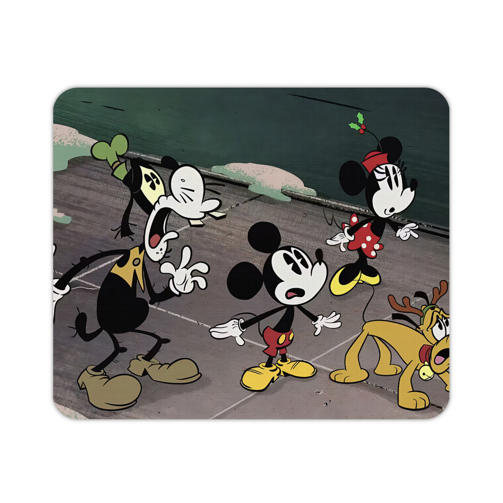 ミッキーマウス Mickey Mouse マウスパッド ステッチ加工 ラバー素材 防水 滑り止め 超薄型 ゲーミング/オフィス対応