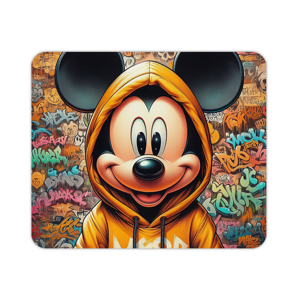 ミッキーマウス Mickey Mouse マウスパッド ステッチ加工 ラバー素材 防水 滑り止め 超薄型 ゲーミング/オフィス対応