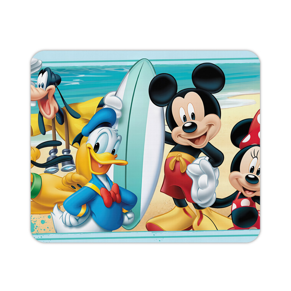 ミッキーマウス Mickey Mouse マウスパッド ステッチ加工 ラバー素材 防水 滑り止め 超薄型 ゲーミング/オフィス対応