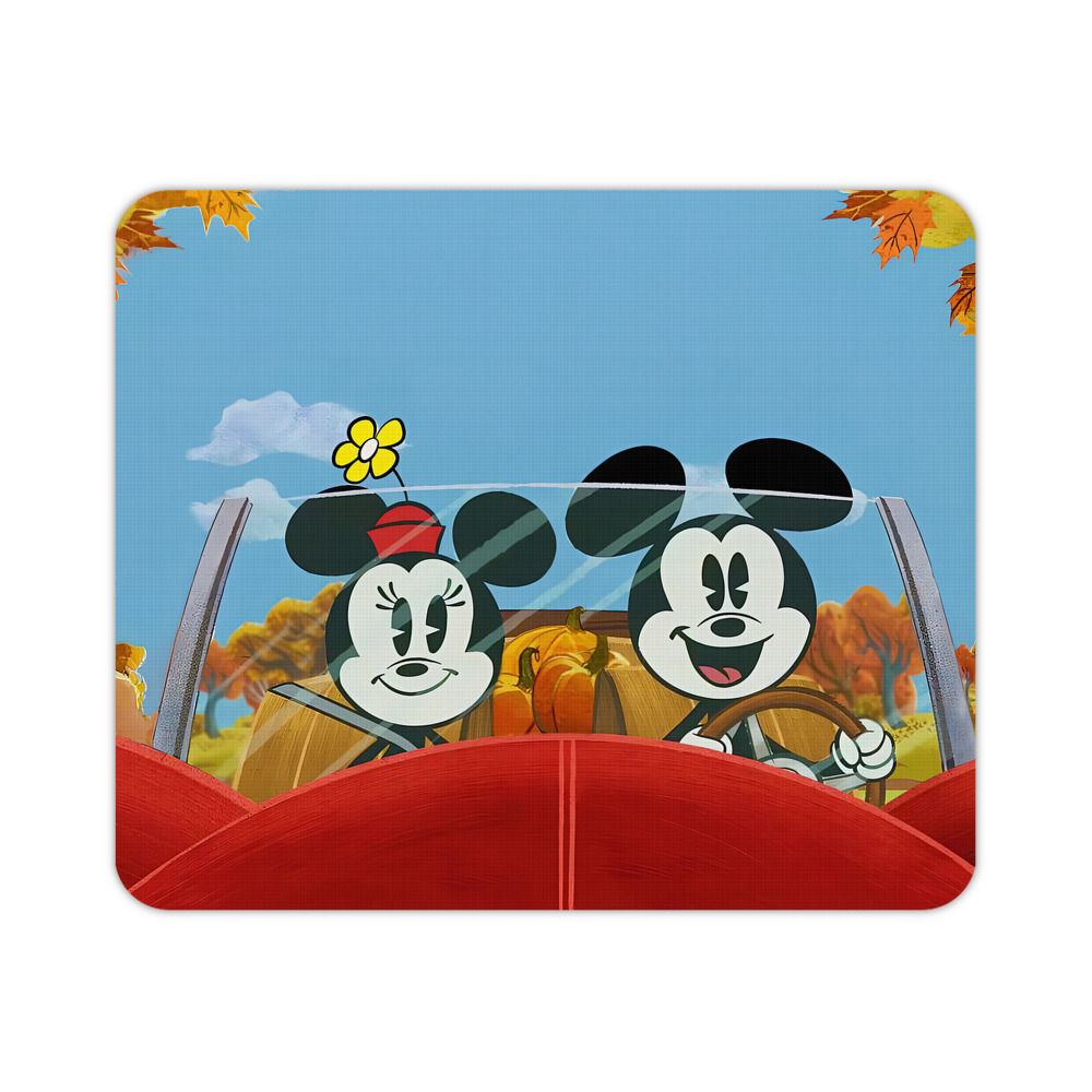 ミッキーマウス Mickey Mouse マウスパッド ステッチ加工 ラバー素材 防水 滑り止め 超薄型 ゲーミング/オフィス対応