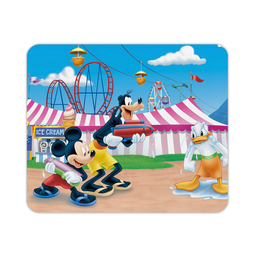 ミッキーマウス Mickey Mouse マウスパッド ステッチ加工 ラバー素材 防水 滑り止め 超薄型 ゲーミング/オフィス対応