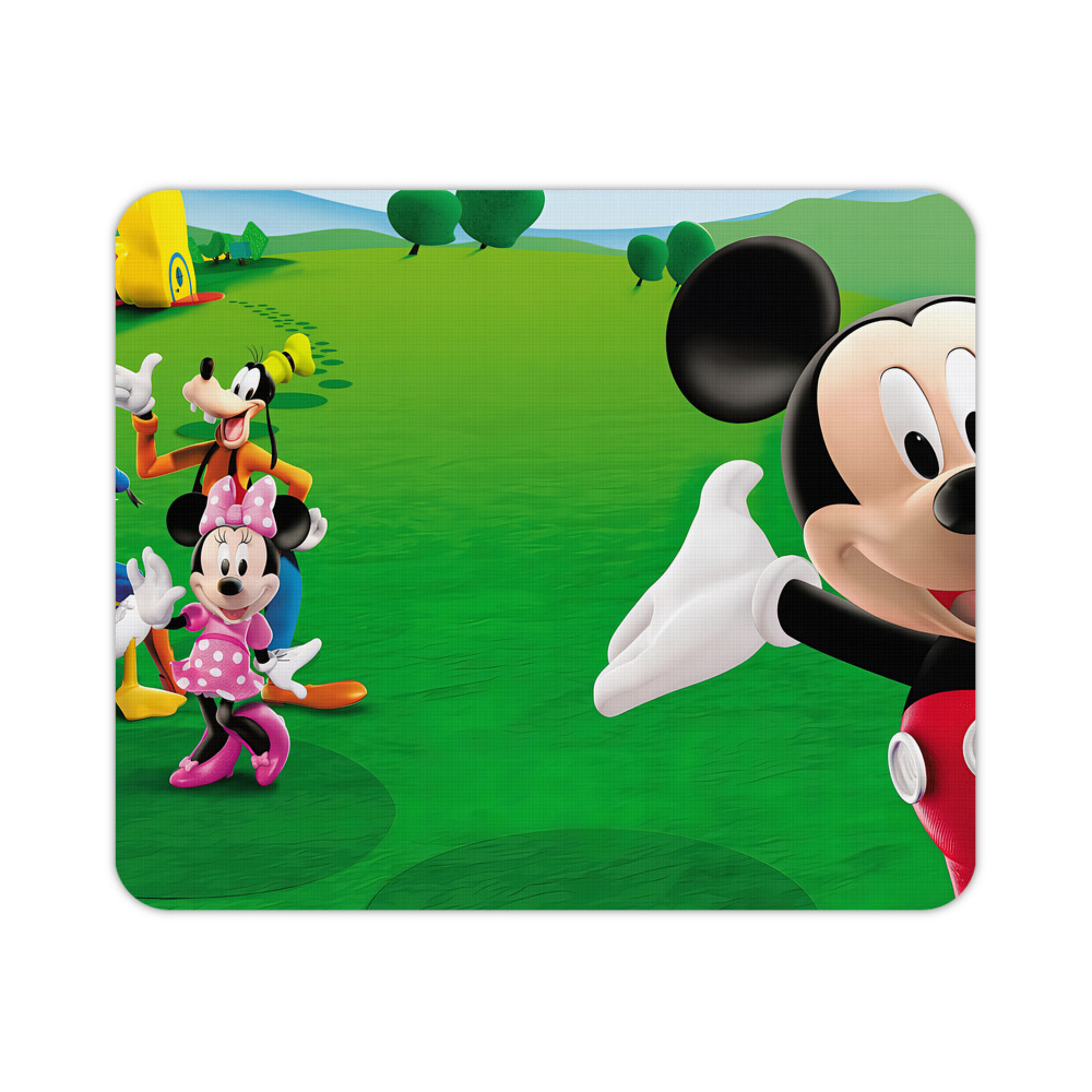 ミッキーマウス Mickey Mouse マウスパッド ステッチ加工 ラバー素材 防水 滑り止め 超薄型 ゲーミング/オフィス対応