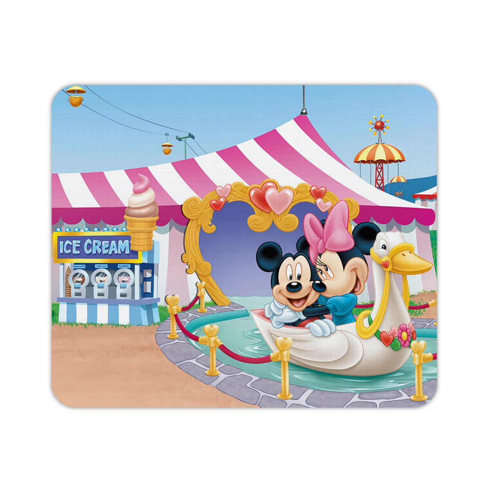 ミッキーマウス Mickey Mouse マウスパッド ステッチ加工 ラバー素材 防水 滑り止め 超薄型 ゲーミング/オフィス対応