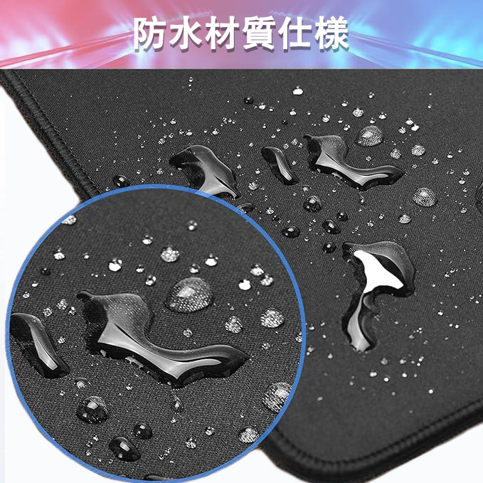 ミッキーマウス Mickey Mouse ステッチ加工 大判デスクマット／滑り止めマウスパッド