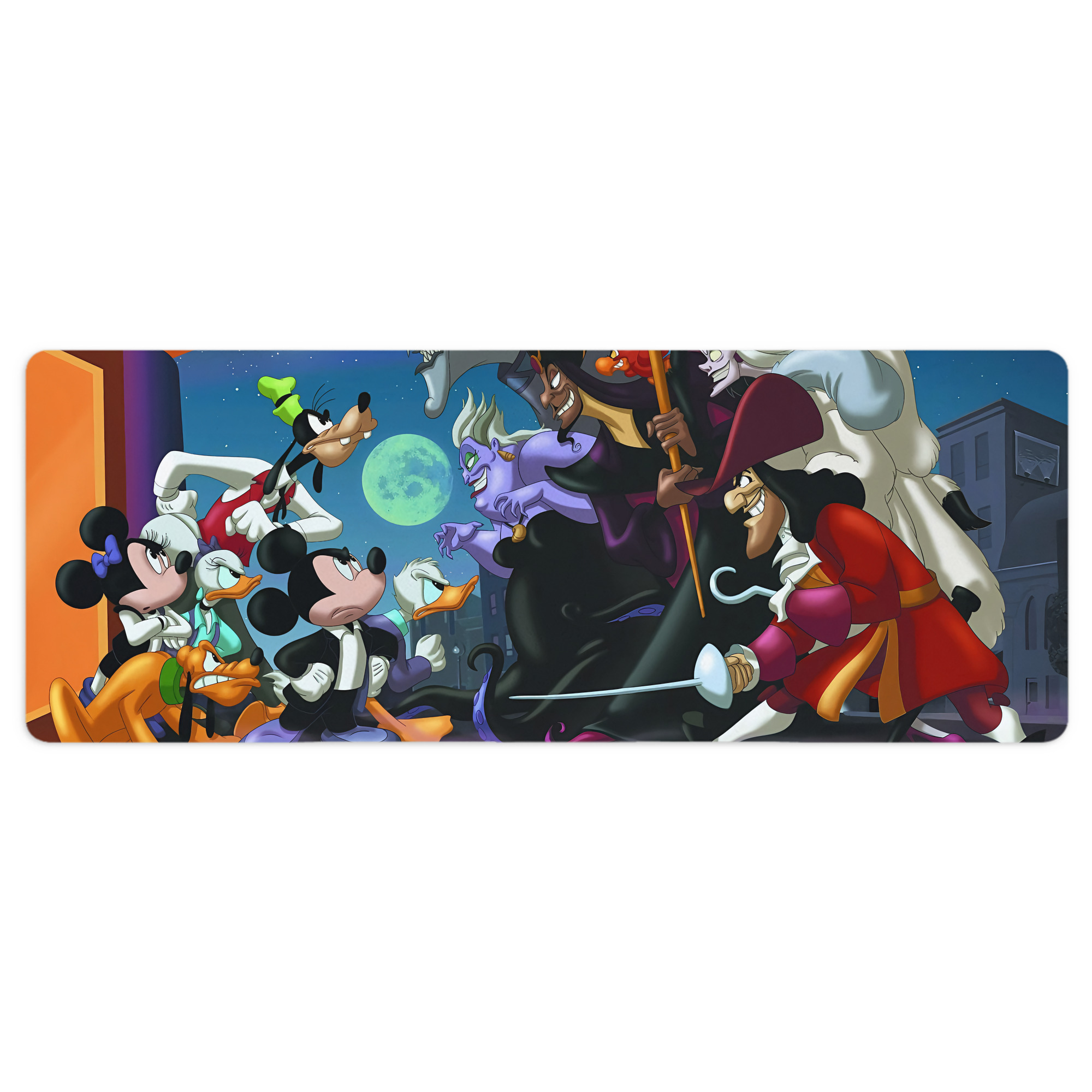 ミッキーマウス Mickey Mouse ステッチ加工 大判デスクマット／滑り止めマウスパッド