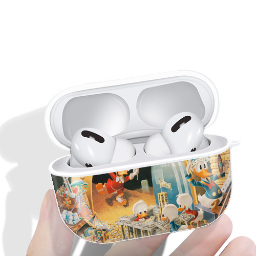 ミッキーマウス Mickey Mouse 【AirPods Pro用】ハードシェル保護ケース 耐衝撃・防指紋・カラビナ付き商品仕様