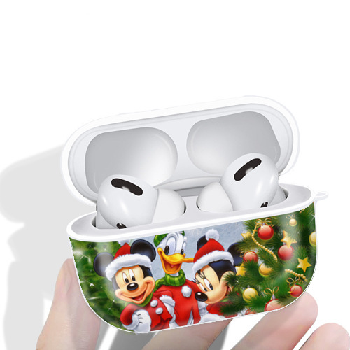 ミッキーマウス Mickey Mouse 【AirPods Pro用】ハードシェル保護ケース 耐衝撃・防指紋・カラビナ付き商品仕様