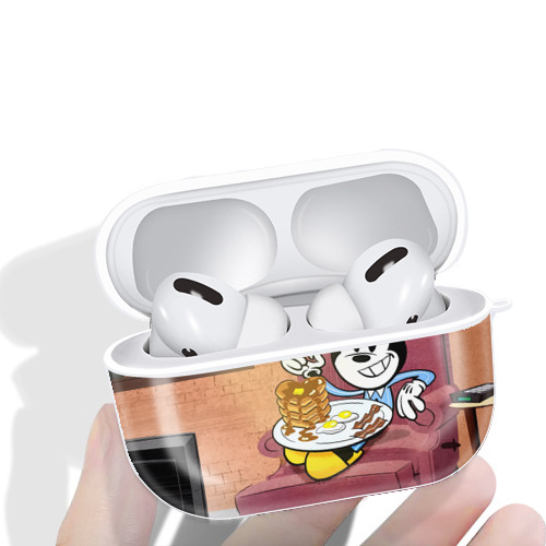 ミッキーマウス Mickey Mouse 【AirPods Pro用】ハードシェル保護ケース 耐衝撃・防指紋・カラビナ付き商品仕様