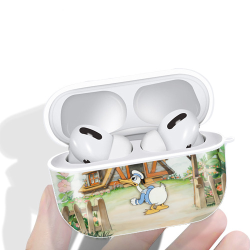 ミッキーマウス Mickey Mouse 【AirPods Pro用】ハードシェル保護ケース 耐衝撃・防指紋・カラビナ付き商品仕様