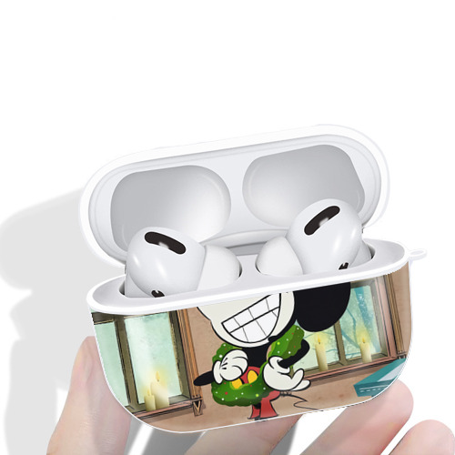 ミッキーマウス Mickey Mouse 【AirPods Pro用】ハードシェル保護ケース 耐衝撃・防指紋・カラビナ付き商品仕様