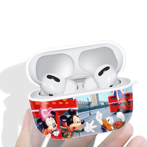 ミッキーマウス Mickey Mouse 【AirPods Pro用】ハードシェル保護ケース 耐衝撃・防指紋・カラビナ付き商品仕様