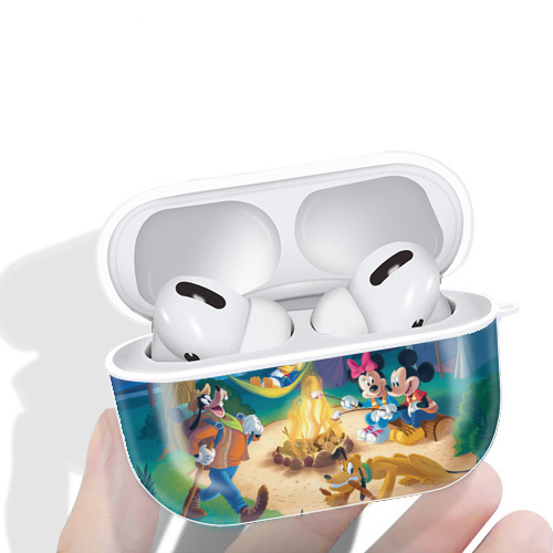 ミッキーマウス Mickey Mouse 【AirPods Pro用】ハードシェル保護ケース 耐衝撃・防指紋・カラビナ付き商品仕様