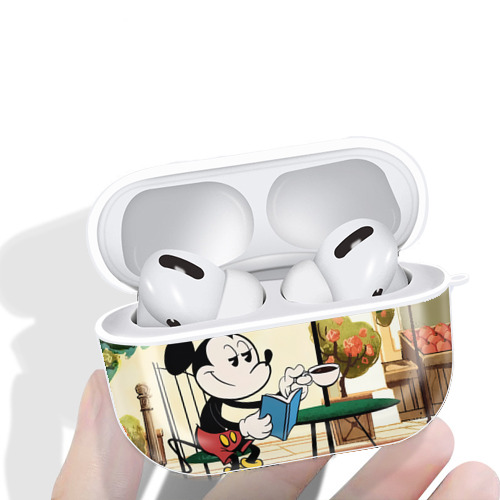 ミッキーマウス Mickey Mouse 【AirPods Pro用】ハードシェル保護ケース 耐衝撃・防指紋・カラビナ付き商品仕様