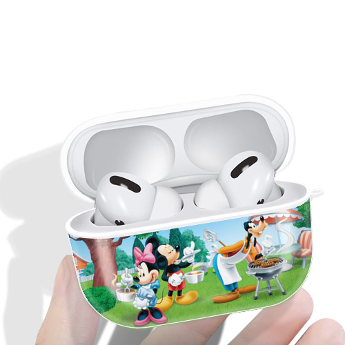 ミッキーマウス Mickey Mouse 【AirPods Pro用】ハードシェル保護ケース 耐衝撃・防指紋・カラビナ付き商品仕様