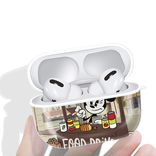 ミッキーマウス Mickey Mouse 【AirPods Pro用】ハードシェル保護ケース 耐衝撃・防指紋・カラビナ付き商品仕様