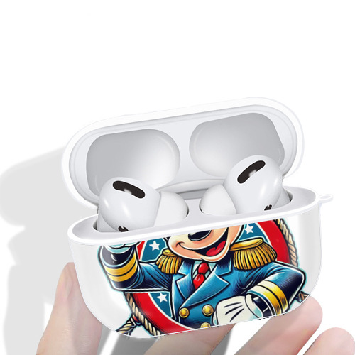 ミッキーマウス Mickey Mouse 【AirPods Pro用】ハードシェル保護ケース 耐衝撃・防指紋・カラビナ付き商品仕様