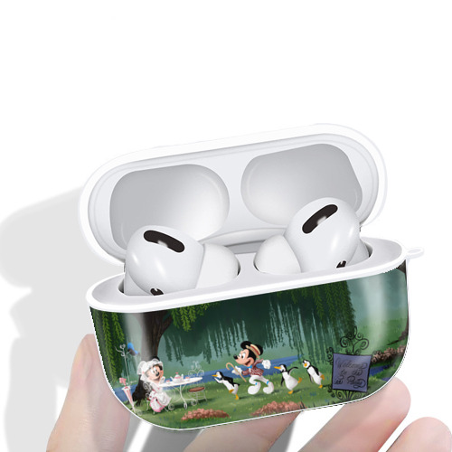ミッキーマウス Mickey Mouse 【AirPods Pro用】ハードシェル保護ケース 耐衝撃・防指紋・カラビナ付き商品仕様