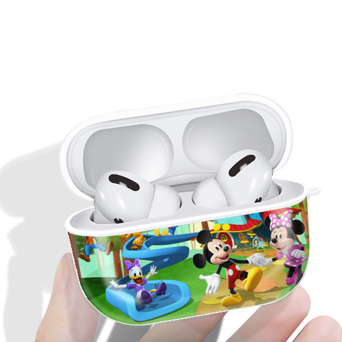 ミッキーマウス Mickey Mouse 【AirPods Pro用】ハードシェル保護ケース 耐衝撃・防指紋・カラビナ付き商品仕様