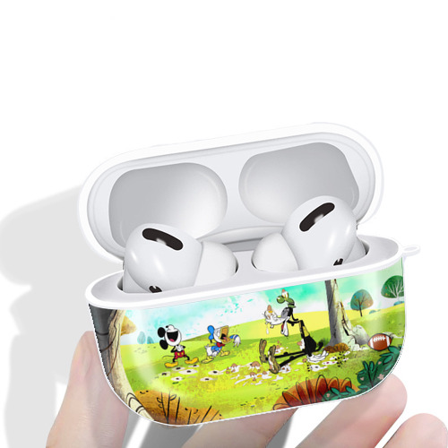 ミッキーマウス Mickey Mouse 【AirPods Pro用】ハードシェル保護ケース 耐衝撃・防指紋・カラビナ付き商品仕様