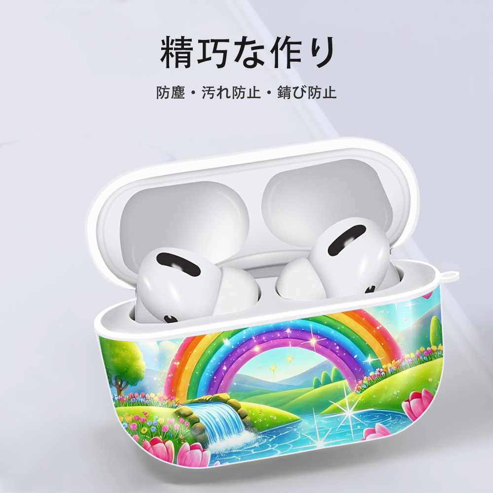 ミッキーマウス Mickey Mouse 【AirPods Pro用】ハードシェル保護ケース 耐衝撃・防指紋・カラビナ付き商品仕様