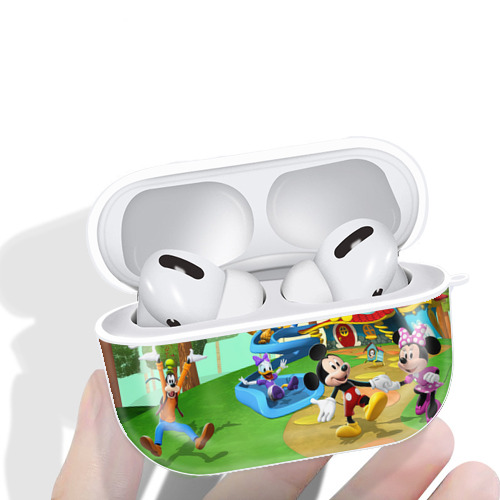 ミッキーマウス Mickey Mouse 【AirPods Pro用】ハードシェル保護ケース 耐衝撃・防指紋・カラビナ付き商品仕様