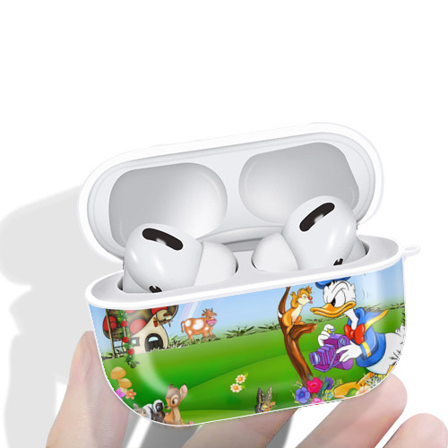 ミッキーマウス Mickey Mouse 【AirPods Pro用】ハードシェル保護ケース 耐衝撃・防指紋・カラビナ付き商品仕様