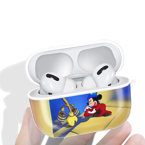 ミッキーマウス Mickey Mouse 【AirPods Pro用】ハードシェル保護ケース 耐衝撃・防指紋・カラビナ付き商品仕様