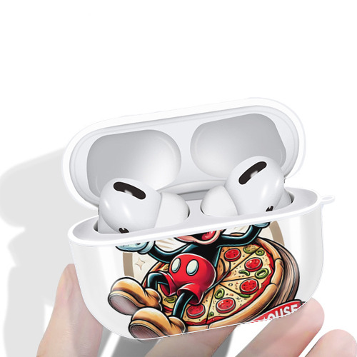 ミッキーマウス Mickey Mouse 【AirPods Pro用】ハードシェル保護ケース 耐衝撃・防指紋・カラビナ付き商品仕様
