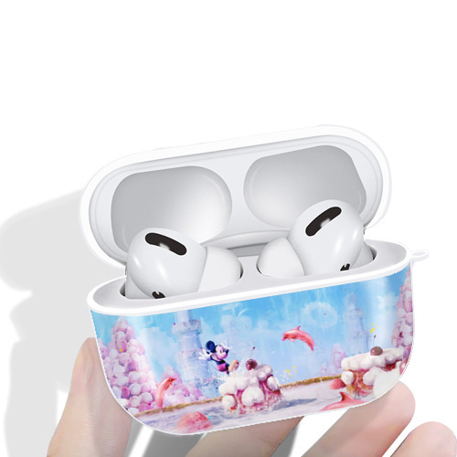 ミッキーマウス Mickey Mouse 【AirPods Pro用】ハードシェル保護ケース 耐衝撃・防指紋・カラビナ付き商品仕様