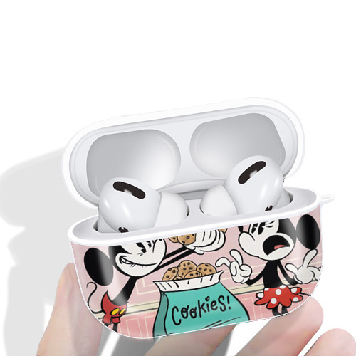 ミッキーマウス Mickey Mouse 【AirPods Pro用】ハードシェル保護ケース 耐衝撃・防指紋・カラビナ付き商品仕様