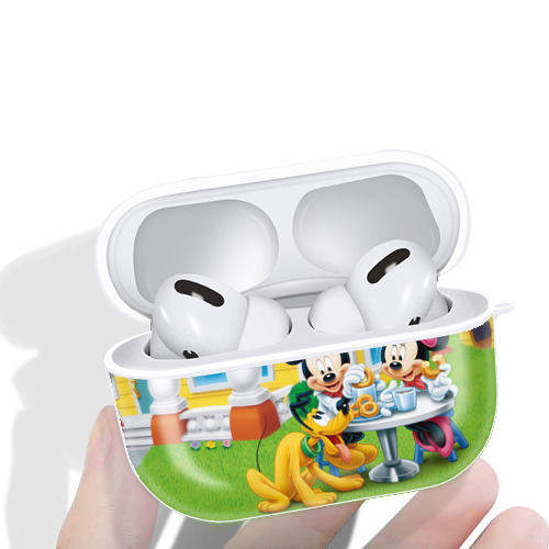 ミッキーマウス Mickey Mouse 【AirPods Pro用】ハードシェル保護ケース 耐衝撃・防指紋・カラビナ付き商品仕様