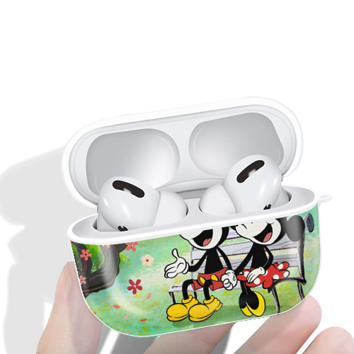 ミッキーマウス Mickey Mouse 【AirPods Pro用】ハードシェル保護ケース 耐衝撃・防指紋・カラビナ付き商品仕様