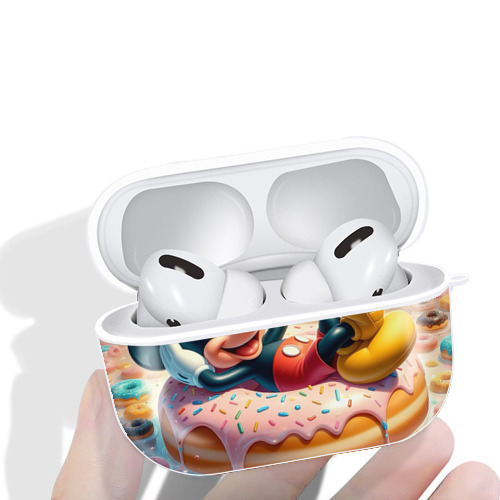 ミッキーマウス Mickey Mouse 【AirPods Pro用】ハードシェル保護ケース 耐衝撃・防指紋・カラビナ付き商品仕様