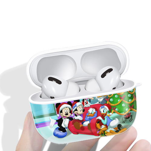 ミッキーマウス Mickey Mouse 【AirPods Pro用】ハードシェル保護ケース 耐衝撃・防指紋・カラビナ付き商品仕様