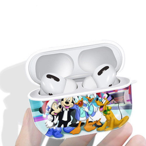 ミッキーマウス Mickey Mouse 【AirPods Pro用】ハードシェル保護ケース 耐衝撃・防指紋・カラビナ付き商品仕様