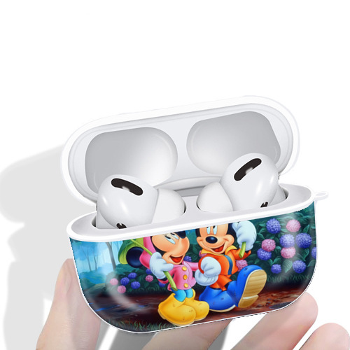ミッキーマウス Mickey Mouse 【AirPods Pro用】ハードシェル保護ケース 耐衝撃・防指紋・カラビナ付き商品仕様