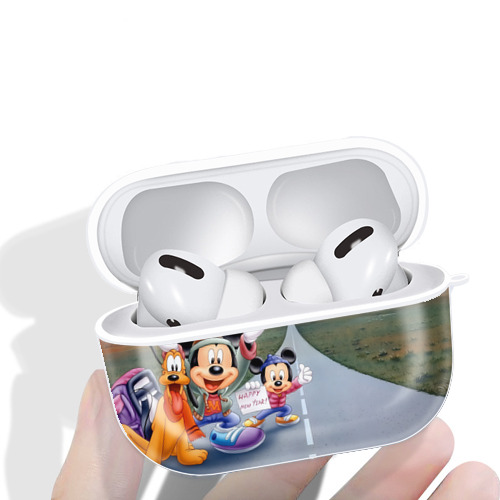ミッキーマウス Mickey Mouse 【AirPods Pro用】ハードシェル保護ケース 耐衝撃・防指紋・カラビナ付き商品仕様