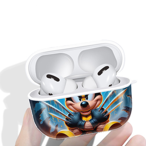 ミッキーマウス Mickey Mouse 【AirPods Pro用】ハードシェル保護ケース 耐衝撃・防指紋・カラビナ付き商品仕様
