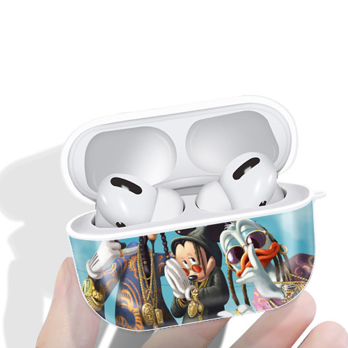 ミッキーマウス Mickey Mouse 【AirPods Pro用】ハードシェル保護ケース 耐衝撃・防指紋・カラビナ付き商品仕様