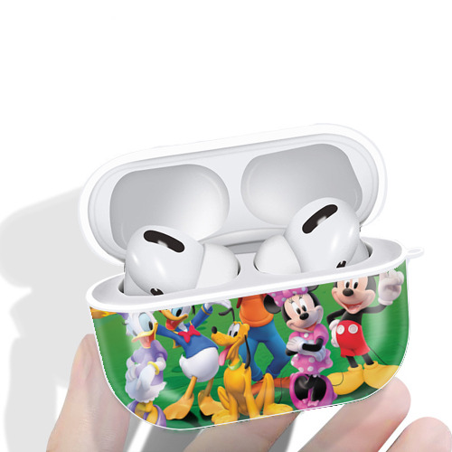 ミッキーマウス Mickey Mouse 【AirPods Pro用】ハードシェル保護ケース 耐衝撃・防指紋・カラビナ付き商品仕様