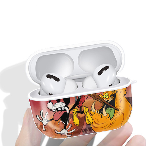ミッキーマウス Mickey Mouse 【AirPods Pro用】ハードシェル保護ケース 耐衝撃・防指紋・カラビナ付き商品仕様