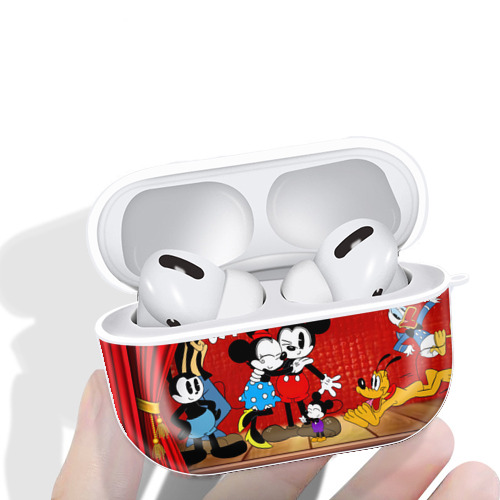 ミッキーマウス Mickey Mouse 【AirPods Pro用】ハードシェル保護ケース 耐衝撃・防指紋・カラビナ付き商品仕様