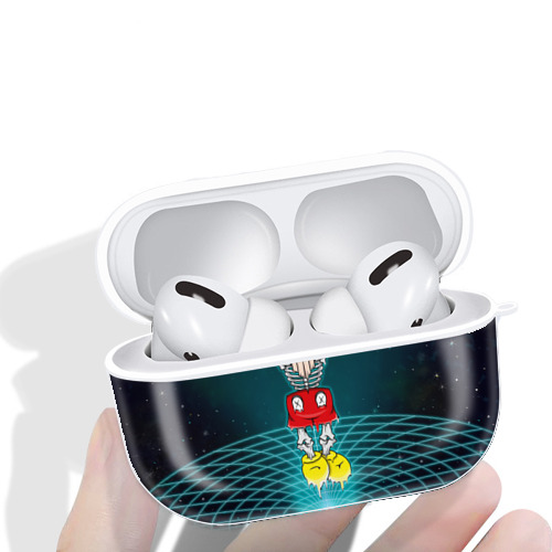 ミッキーマウス Mickey Mouse 【AirPods Pro用】ハードシェル保護ケース 耐衝撃・防指紋・カラビナ付き商品仕様