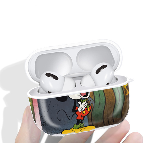 ミッキーマウス Mickey Mouse 【AirPods Pro用】ハードシェル保護ケース 耐衝撃・防指紋・カラビナ付き商品仕様