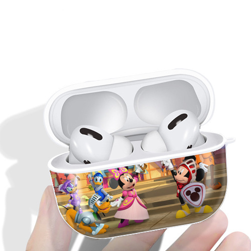 ミッキーマウス Mickey Mouse 【AirPods Pro用】ハードシェル保護ケース 耐衝撃・防指紋・カラビナ付き商品仕様