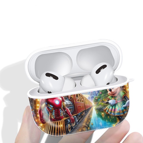 ミッキーマウス Mickey Mouse 【AirPods Pro用】ハードシェル保護ケース 耐衝撃・防指紋・カラビナ付き商品仕様