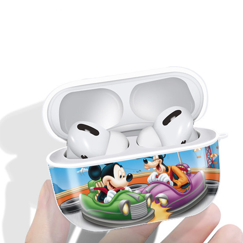 ミッキーマウス Mickey Mouse 【AirPods Pro用】ハードシェル保護ケース 耐衝撃・防指紋・カラビナ付き商品仕様